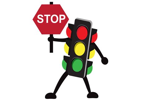 Traffic Light Cartoon Vector Art Icons And Graphics For Free Download