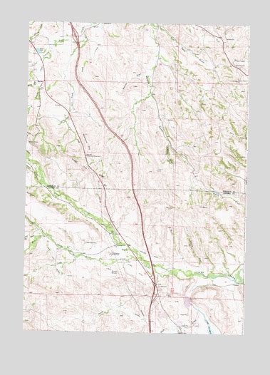 Banner Wy Topographic Map Topoquest