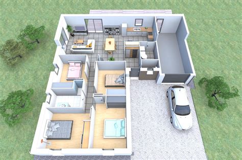 Plan de maison duplex 6 pieces pdf Idées de travaux
