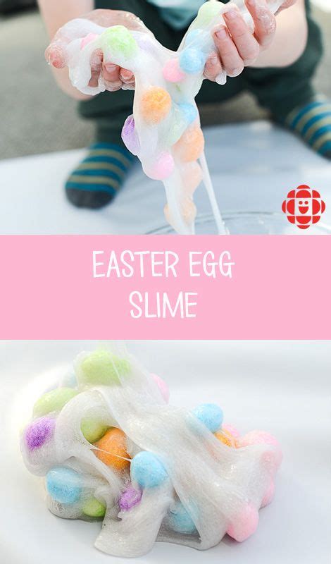 Easter Egg Slime Cbc Parents Egg Slime Easter Eggs Slime