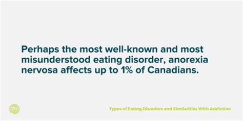 types of eating disorders and similarities with addiction ehn
