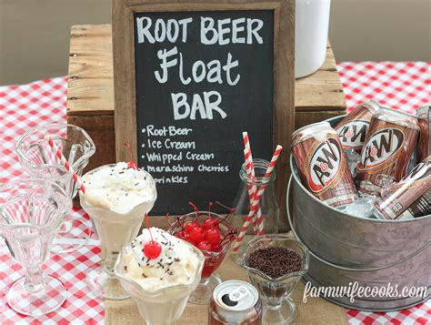 Root Beer Float Bar The Farmwife Cooks