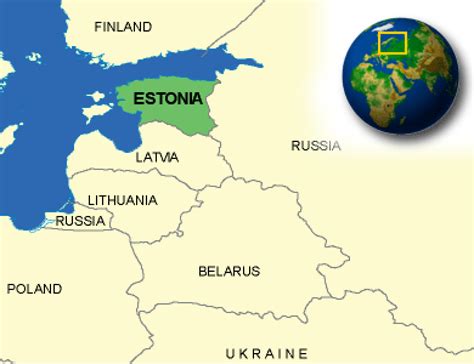 Map Of Estonia Countryreports