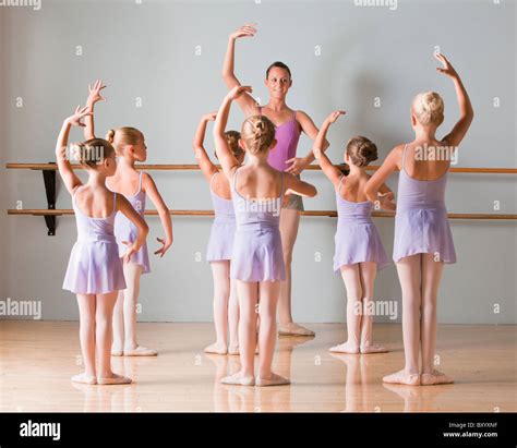 Female Ballet Dancers Practicing Arms Hi Res Stock Photography And
