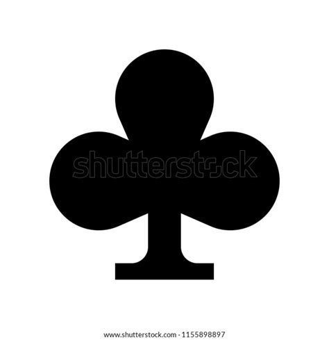 Club Solitaire Shape Stock Vector Royalty Free 1155898897 Shutterstock