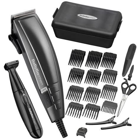 Babyliss 7447bu Mens Powerglide Pro Hair Cutting Clipper And Trimmer Kit