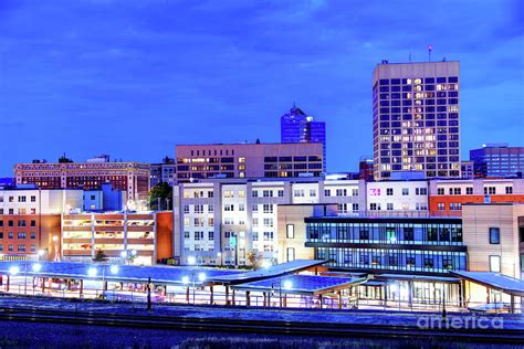 Downtown Worcester Massachusetts Skyline Photograph By Denis Tangney Jr