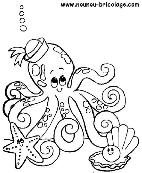 Dessin Animaux marins #21983 (Animaux) à colorier – Coloriages à imprimer
