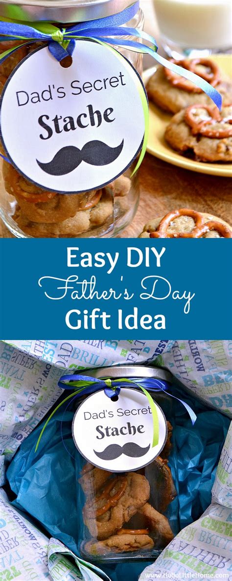 Here are a handful last minute diys that you can assemble to impress your dad: Easy DIY Father's Day Gift Idea - Dad's Secret Stache ...