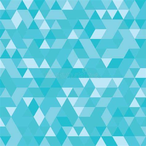 Abstract Blue Triangle Background Vector Illustration Design Stock