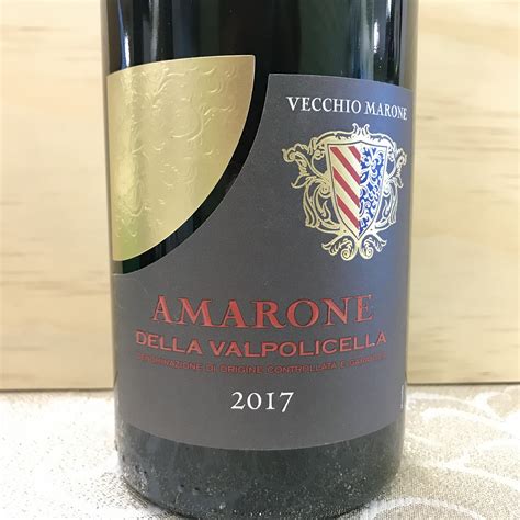 Vecchio Marone Amarone Della Valpolicella 2017 Red 15 Alcohol 31