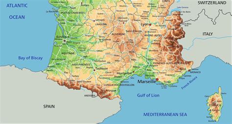 Best Places To Visit In France Map Best Map Of Middle Earth
