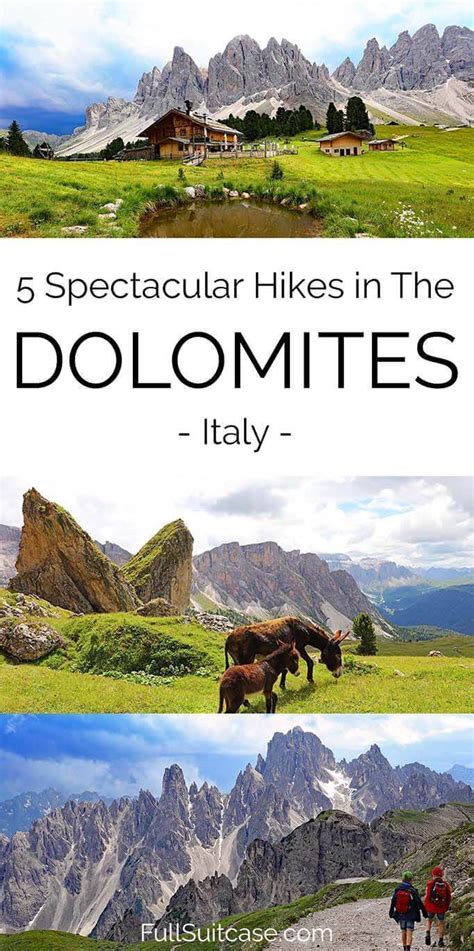 Dolomites Hiking Guide Featuring 5 Best Hikes As Well As Practical Tips