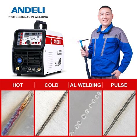 ANDELI Smart TIG 250PL AC DC TIG Welder TIG Pulse Cold Welding Machine