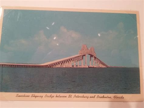 His scheme was developed by figg & muller engineering group, and the. Postcard of the old Sunshine Skyway Bridge from Tampa Bay History Museum exhibit - Yelp
