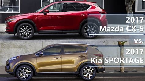 2017 Mazda Cx 5 Vs 2017 Kia Sportage Technical Comparison Youtube