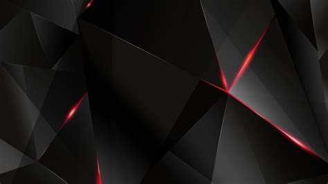 Download a nice dark black wallpaper in stunning 4k and bring your device to the next level. 4K Black Wallpapers for Windows 10 - #02 of 10 - Black and Red 3D Polygons - HD Wallpapers ...
