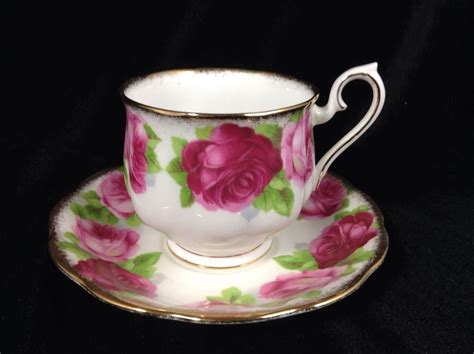 4799 Royal Albert Cup And Saucer Old English Roses Royalalbert This Dainty Cup And Saucer Is