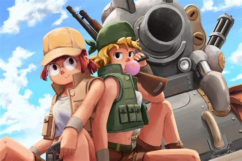 Artstation Metal Slug Super Vehicle Fanart Eri And Fio