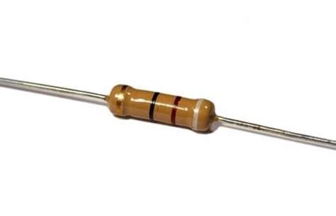 High Resistance E24 510 Ohm Carbon Film 1 Watt Resistor Non Inductive