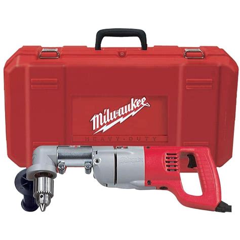 Milwaukee 7 Amp Corded 12 In Corded Right Angle Drill Kit With Hard