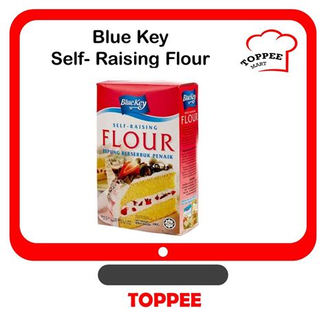 250 gram air suam 7. Blue Key Self Raising Flour Tepung Berserbuk Naik Sendiri ...