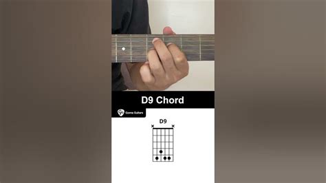 How To Play The D9 Chord On Guitar Guvna Guitars Youtube