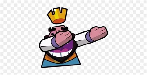 King Dab By Josael281999 Emojis De Clash Royale Png Free