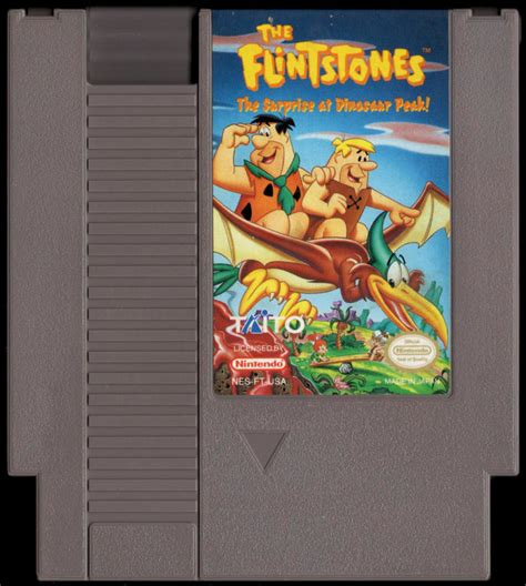 The Flintstones The Surprise At Dinosaur Peak Nes Box Cover Art Mobygames