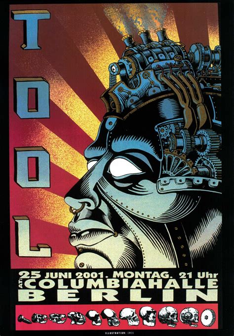 TOOL Berlin Poster 2001, Art Print from Kerrang Magazine, not sure if ...