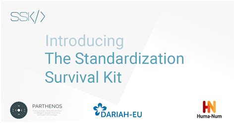 Introducing The Standardization Survival Kit Dighumlab