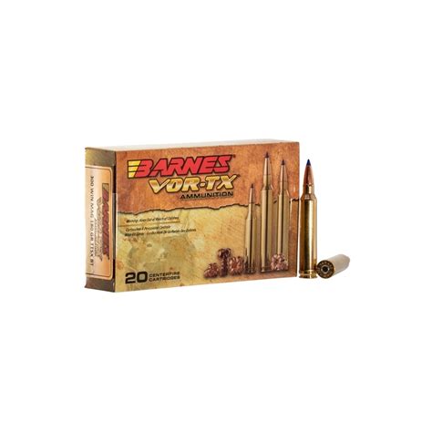 Barnes Vor Tx 300 Winchester Magnum Ammo 180 Gr Ttsx Polymer Tipped Spitzer Bt Lead Free Ammo