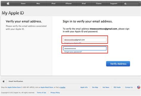 Create apple id with gmail account