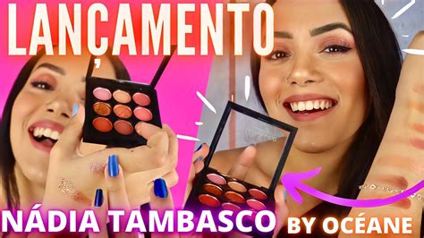 PALETO DE SOMBRAS NÁDIA TAMBASCO BY OCÉANE TESTEI PALETA TO GO NUDE Makeup oceane Kah