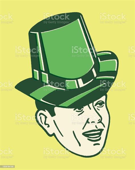 Man Wearing Top Hat Stock Illustration Download Image Now Party