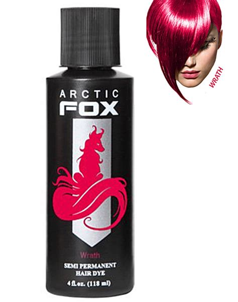 Arctic Fox Semi Permanent Hair Dye Color Wrath 4oz 118ml U