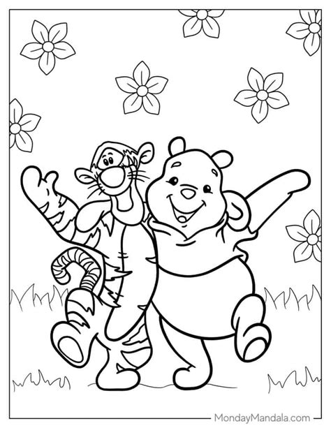 Eeyore Coloring Pages Tigger