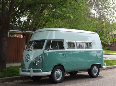 Vintage Vw Camper Van Spotted On The Streets Volkswagen