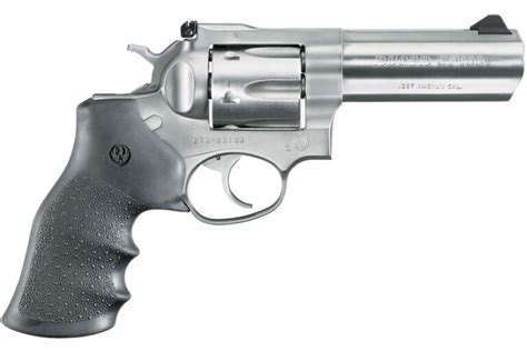 Ruger Gp100 357 Magnum Stainless Revolver With 4 Inch Barrel Black