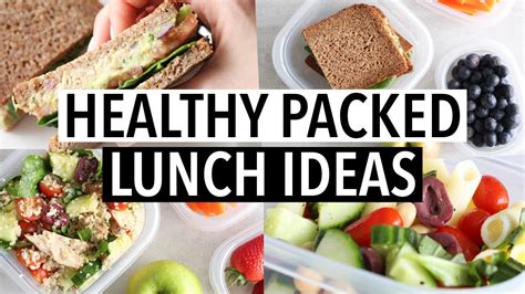 EASY HEALTHY PACKED LUNCH IDEAS - For school/ or work ...