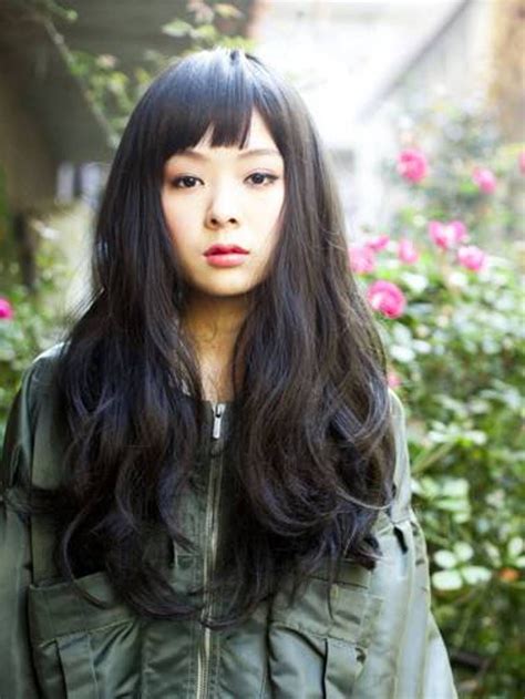 Black Long Japanese Hairstyles Celebrity Plastic Surgery Photos