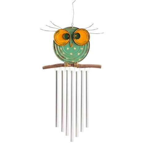 Recycled Metal Owl Wind Chime In Wind Chimes Wind Chimes Diy Wind