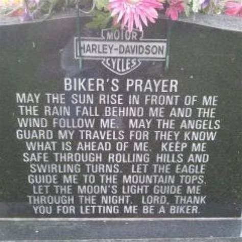 Bikers Prayer Harley Davidson Bikers Prayer Biker Quotes Biker