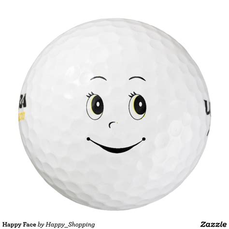Happy Face Golf Balls Golf Ball Happy Face Ball