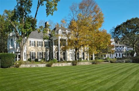 165 Million Historic Georgian Mansion In Greenwich Ct Homes Of The