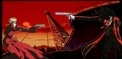 Vash Vs Alucard By Saborlas On Deviantart