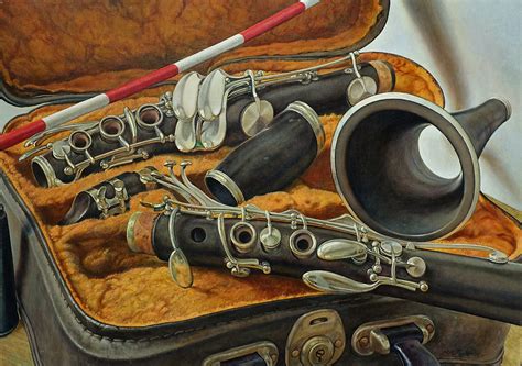 Excavated Clarinet Paintings By Michael Taylor