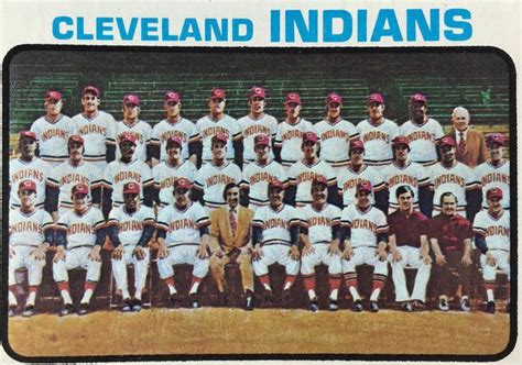 17 Cleveland Indians Team Cards Throwback Thursday Photos