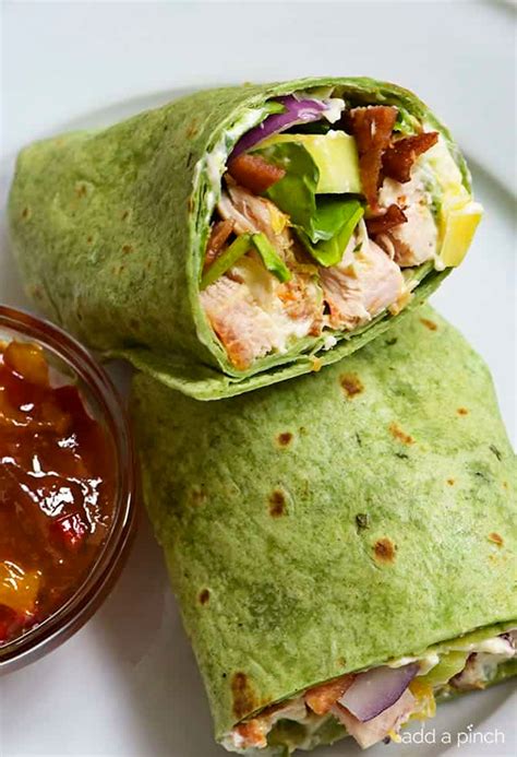 Sweet And Spicy Chicken Wraps Recipe Add A Pinch My Recipe Magic