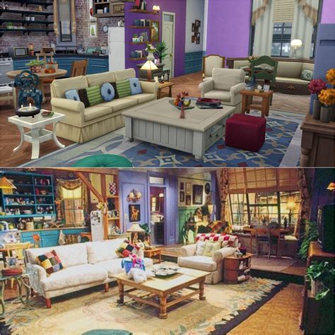 Sims 4 Recreation Of Monica And Rachels Apartment Rhowyoudoin
